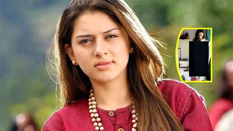 hansika motwani leaked video|When Hansika Motwani reacted after a bathroom。